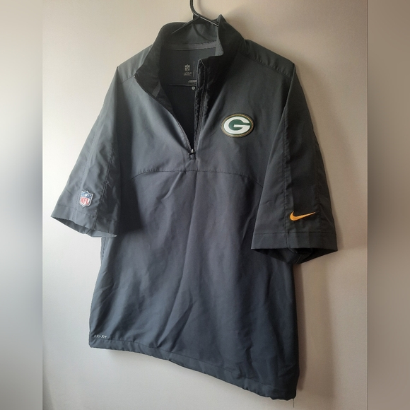NFL Green Bay Packers Nike short sleeve dri fit pullover M - Picture 2 of 6